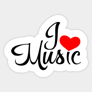 I love Music Sticker